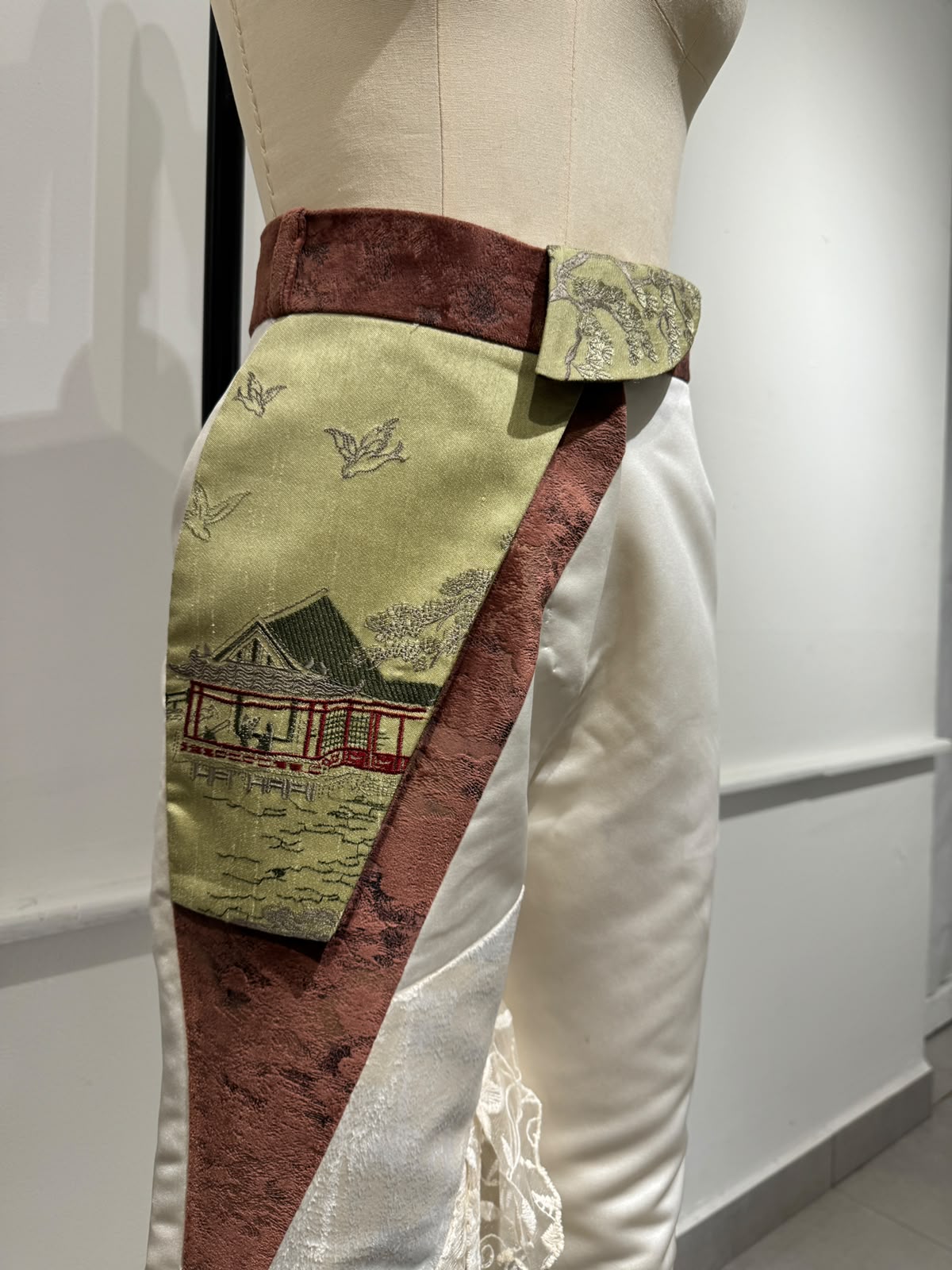 Embroidered Landscape Trousers